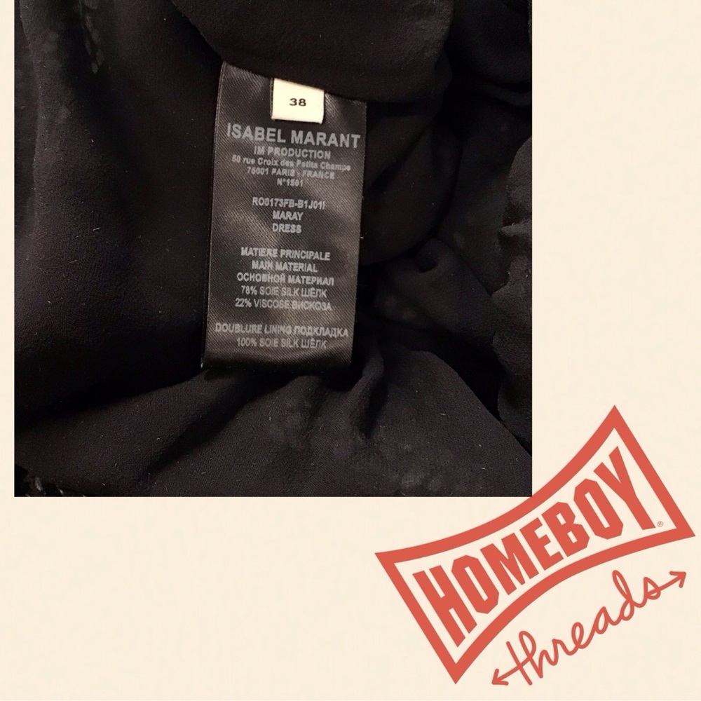 NWT Elegant Black Dress Size 38. HAS A SMALL RIP ON MIDDLE OF BACK. - Picture 6 of 7
